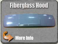 Unimog new fiberglass 406 416 hoods